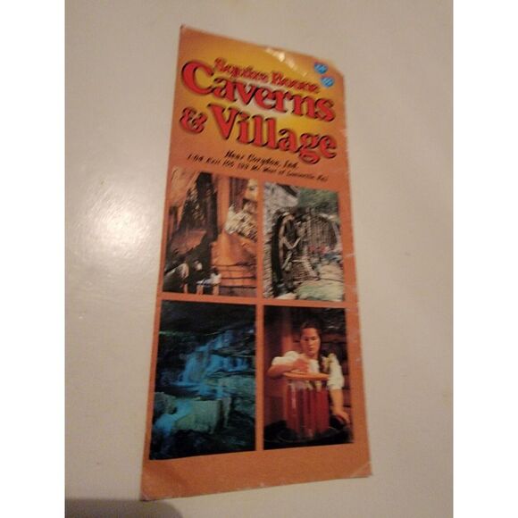 Vintage Brochure Travel Pamphlet Booklet Handout Squire Boone Caverns Village - Picture 1 of 4